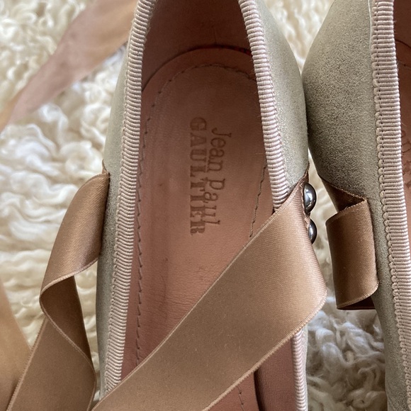 Jean Paul Gaultier, used, lace up heels - Picture 3 of 4